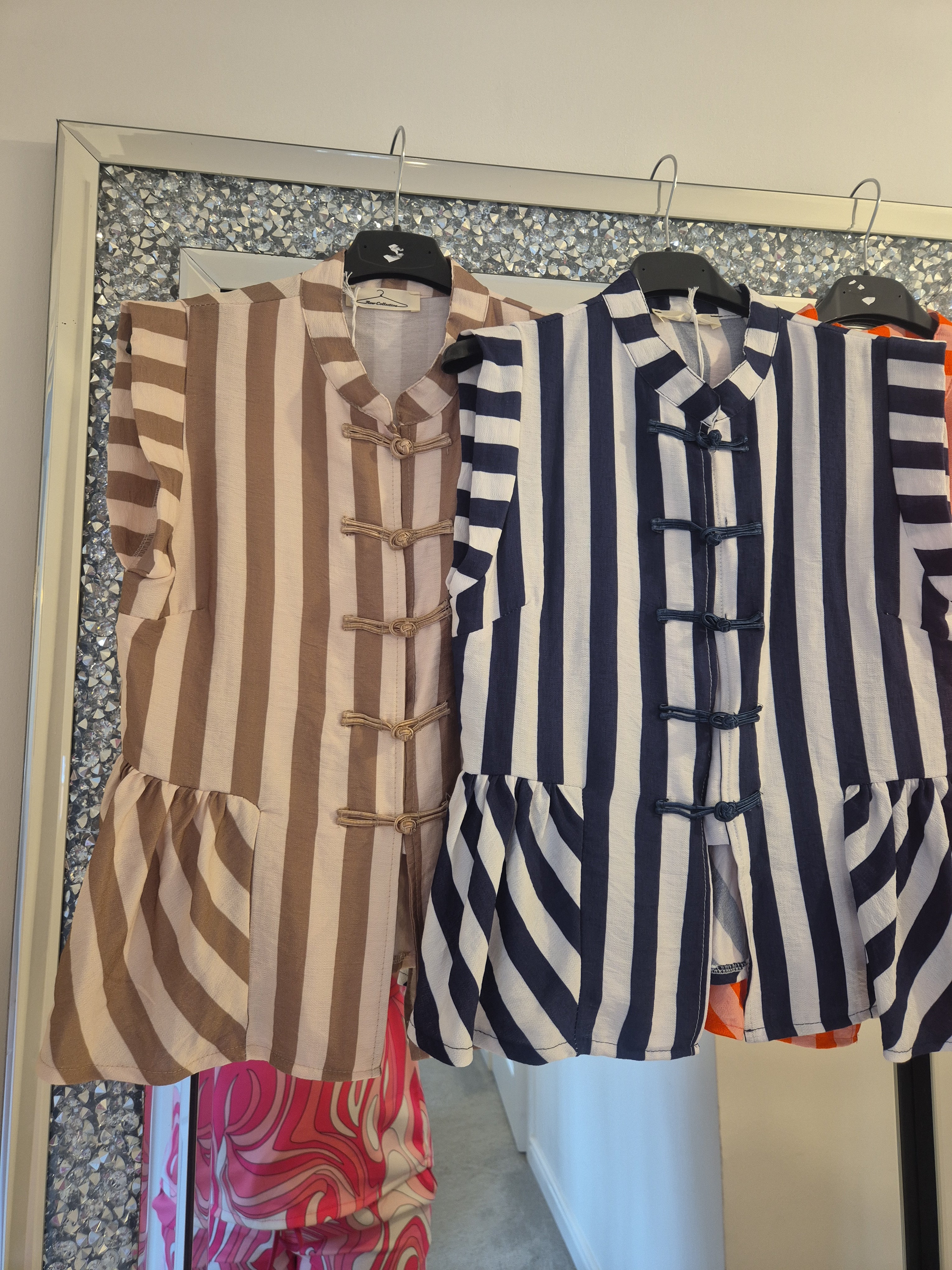 Evie Stripe Shirt One Size