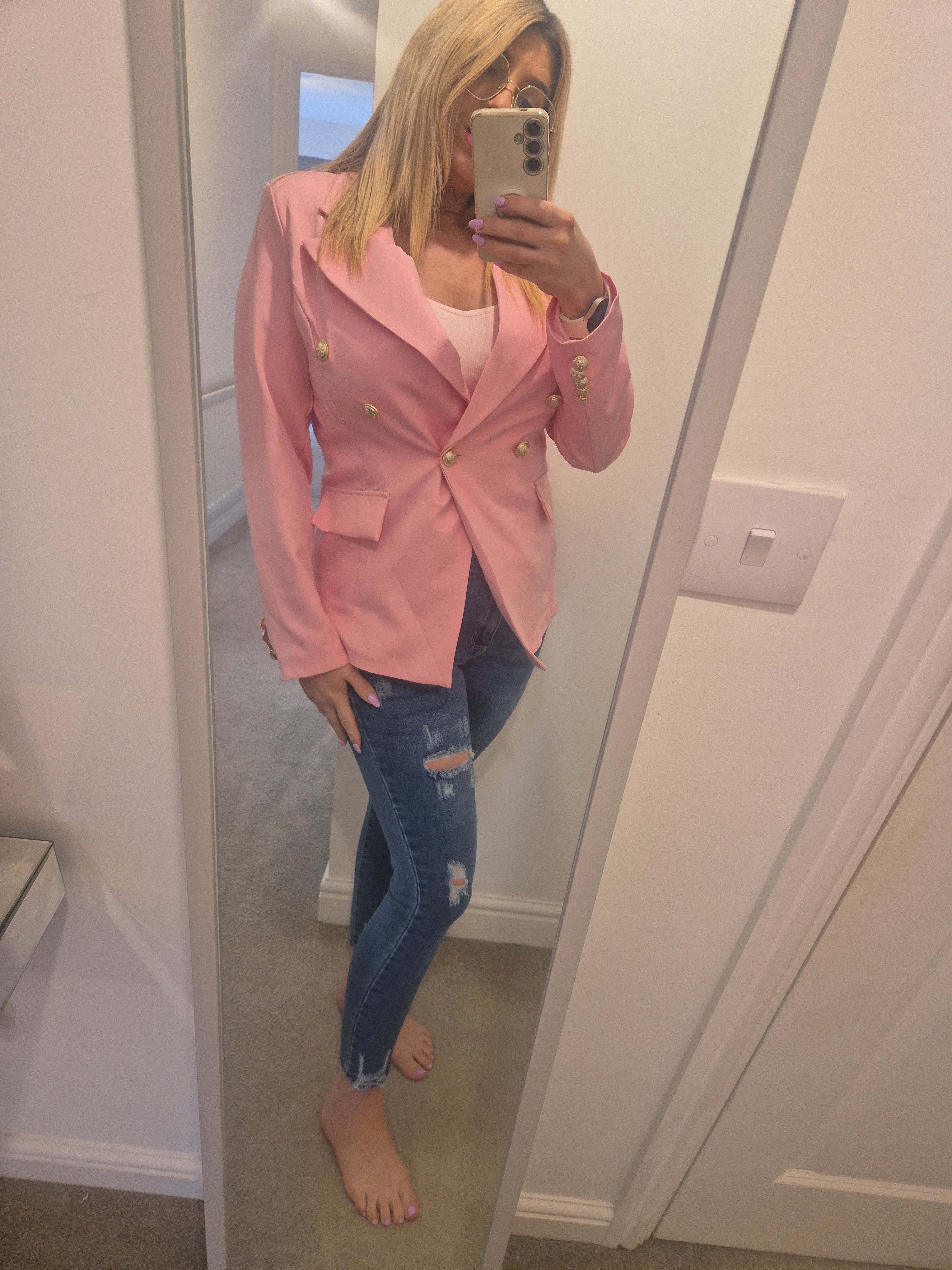 Blazer Double Breasted Size Large 12-14