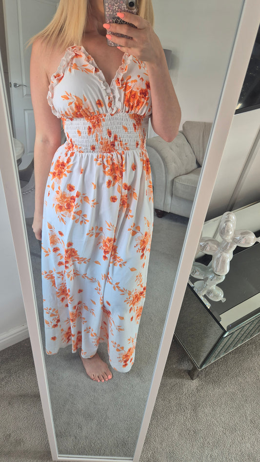 Floral Maxi Dress One Size Was £22 now £18
