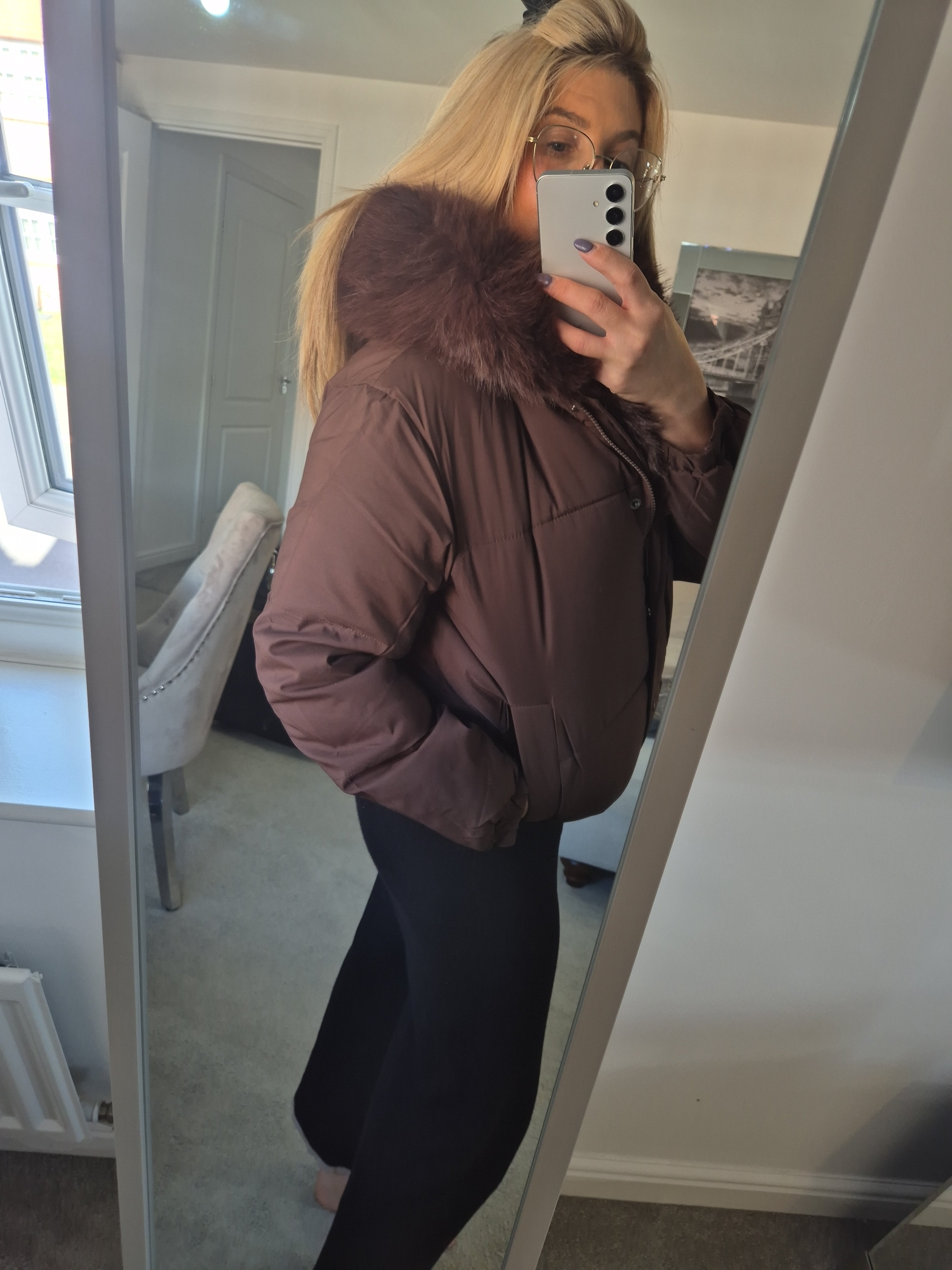 Puffer Jacket Chocolate