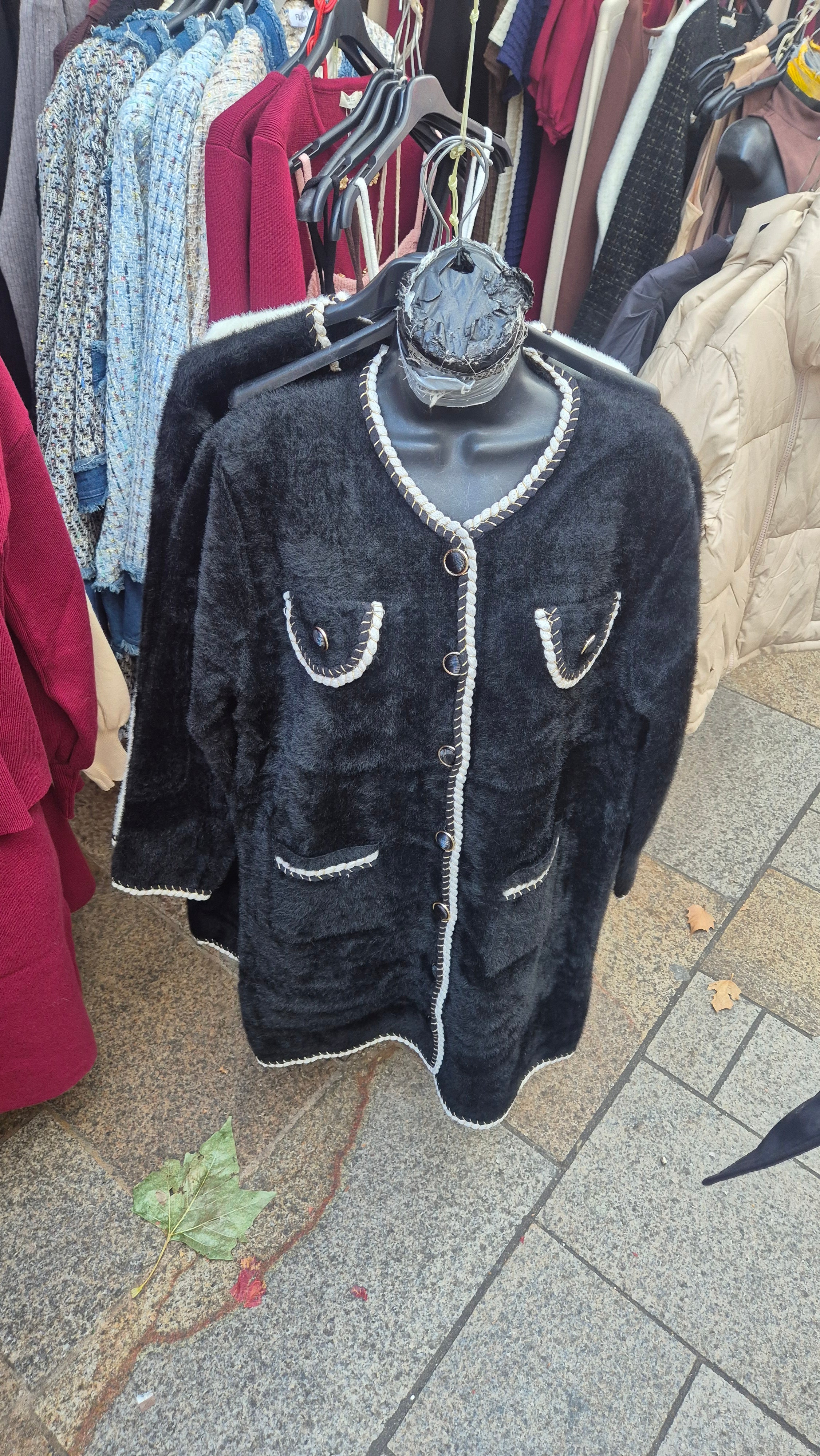 Long Fluffy Jacket M/L