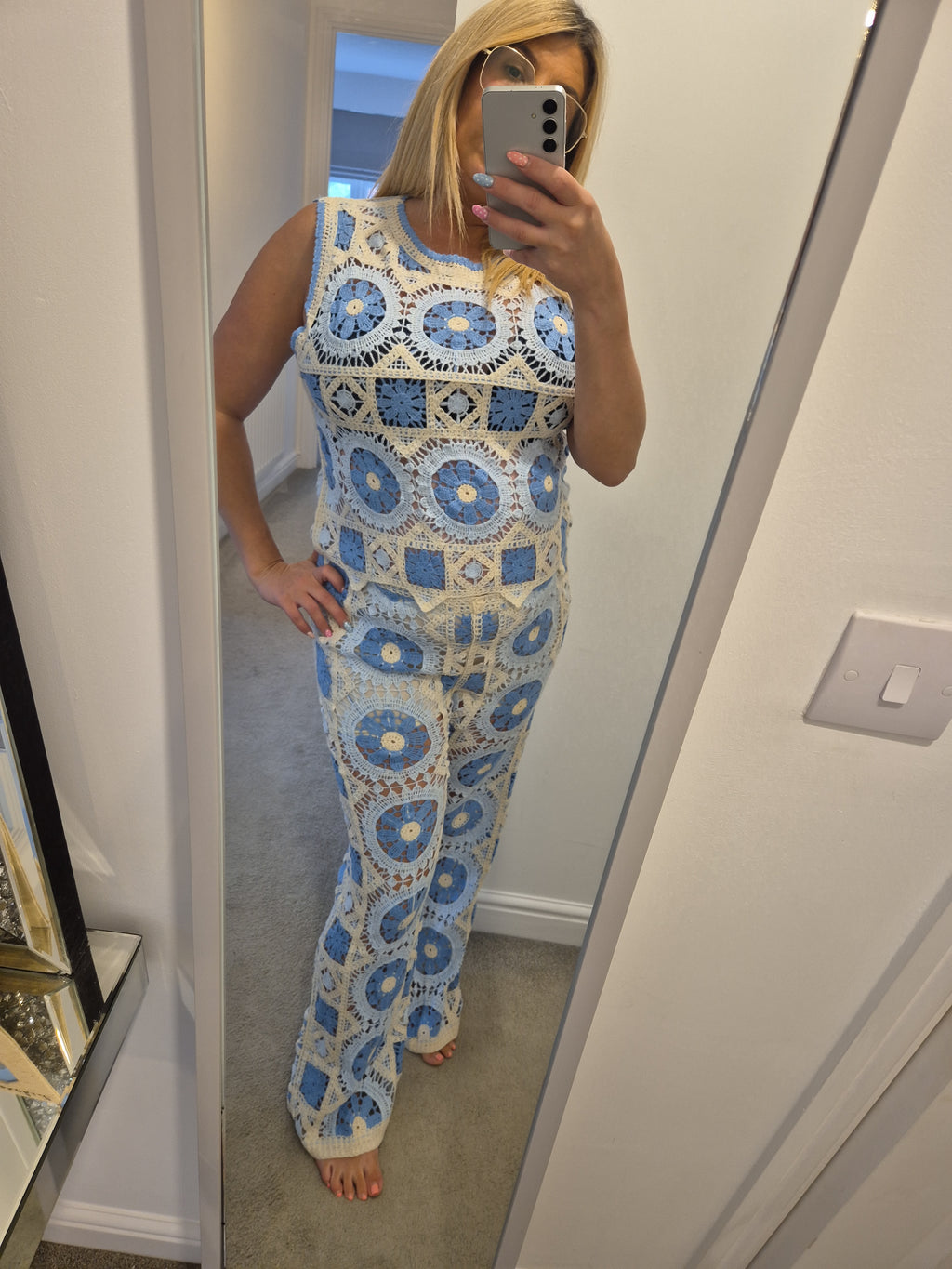 Melanie Crochet Set