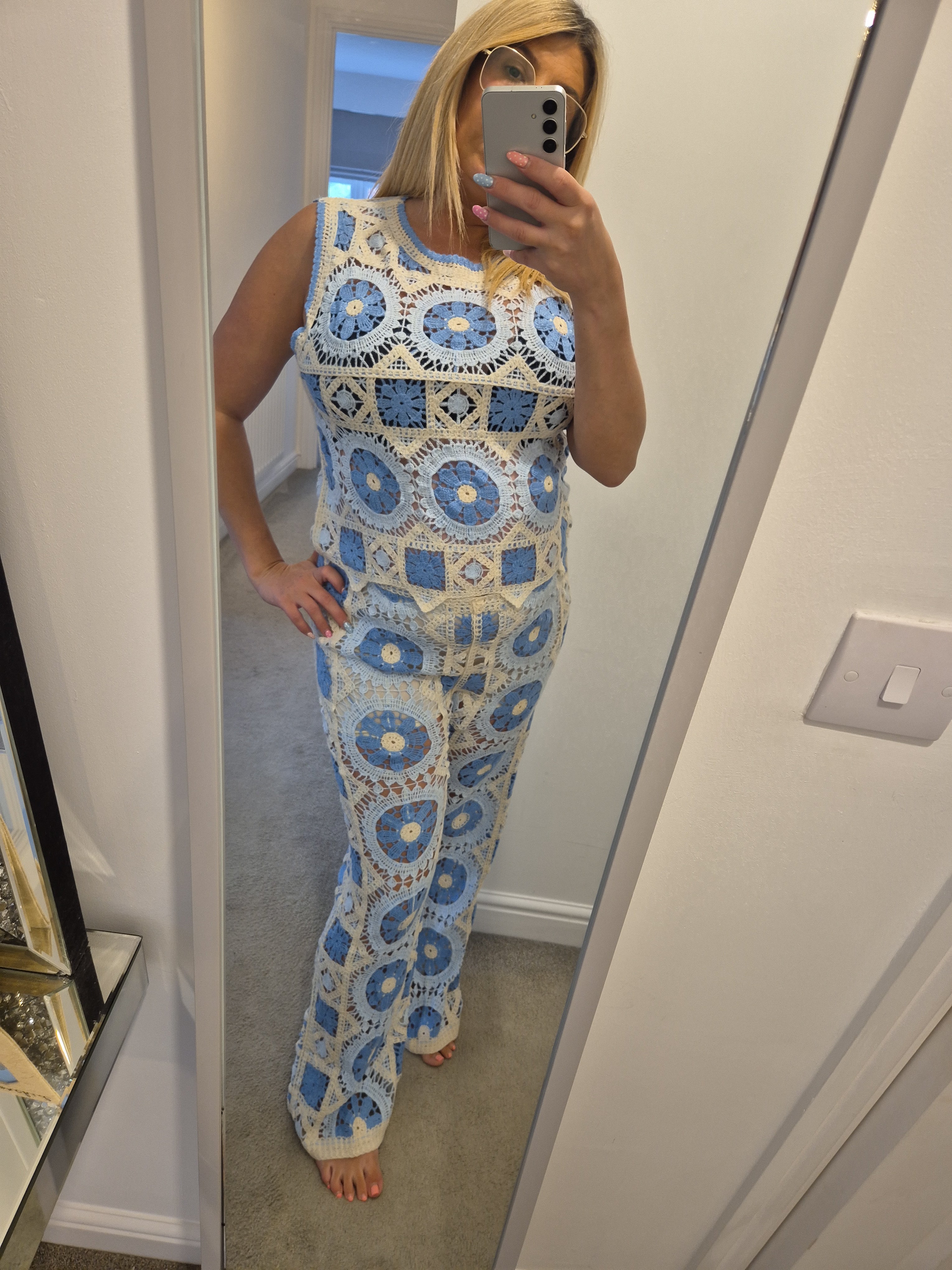Melanie Crochet Set