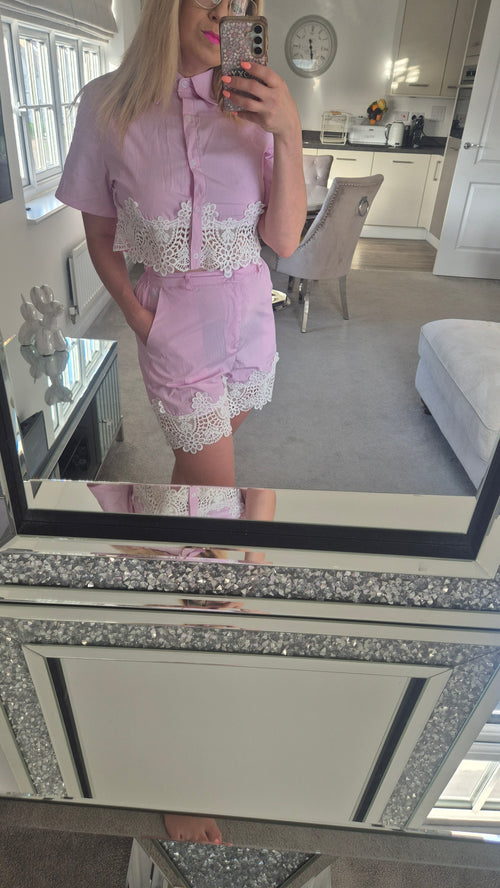 Alice Set Pink was £22 now £15 no returns on sale items