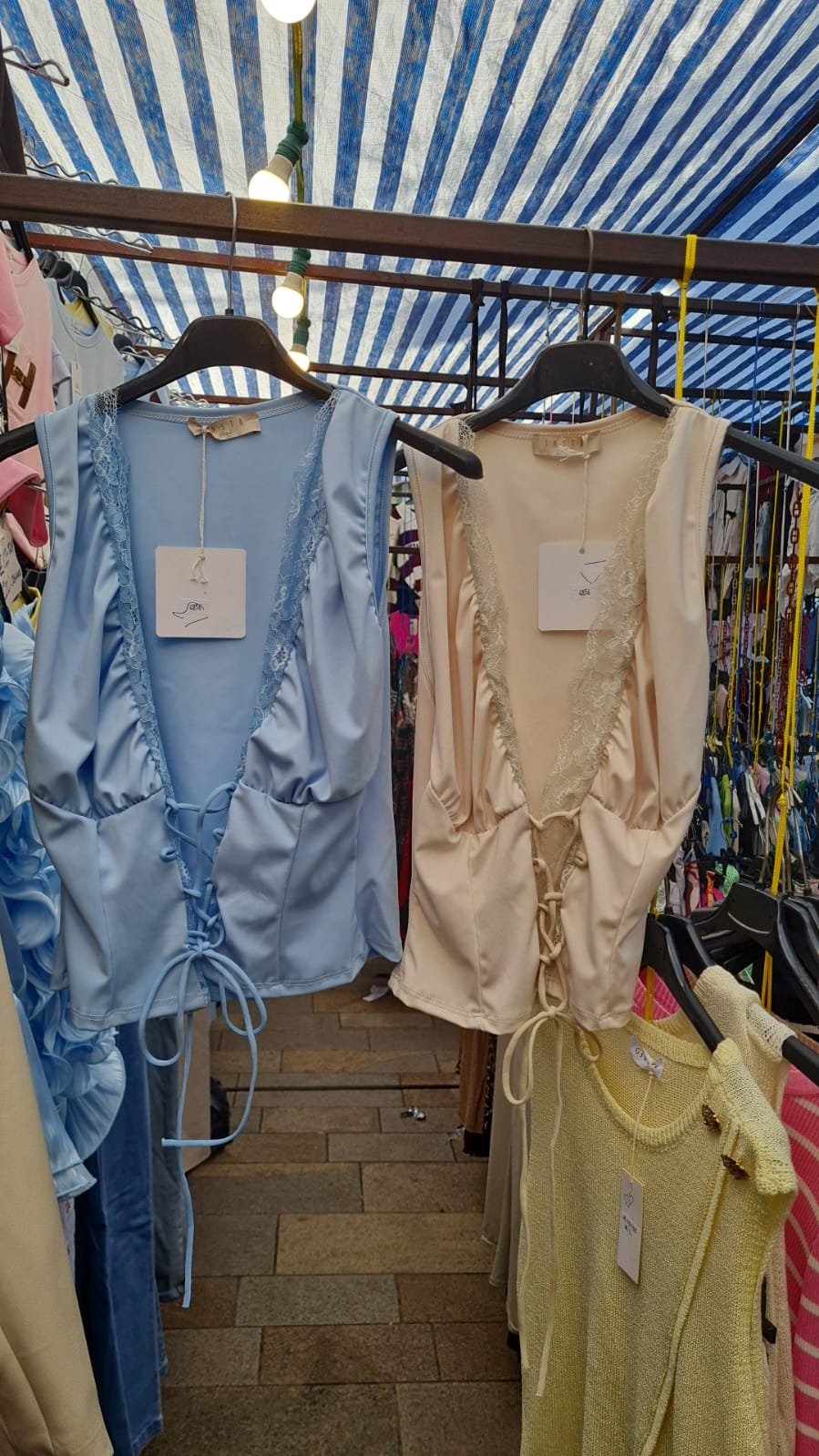 Lace Up Top One Size Various Colours