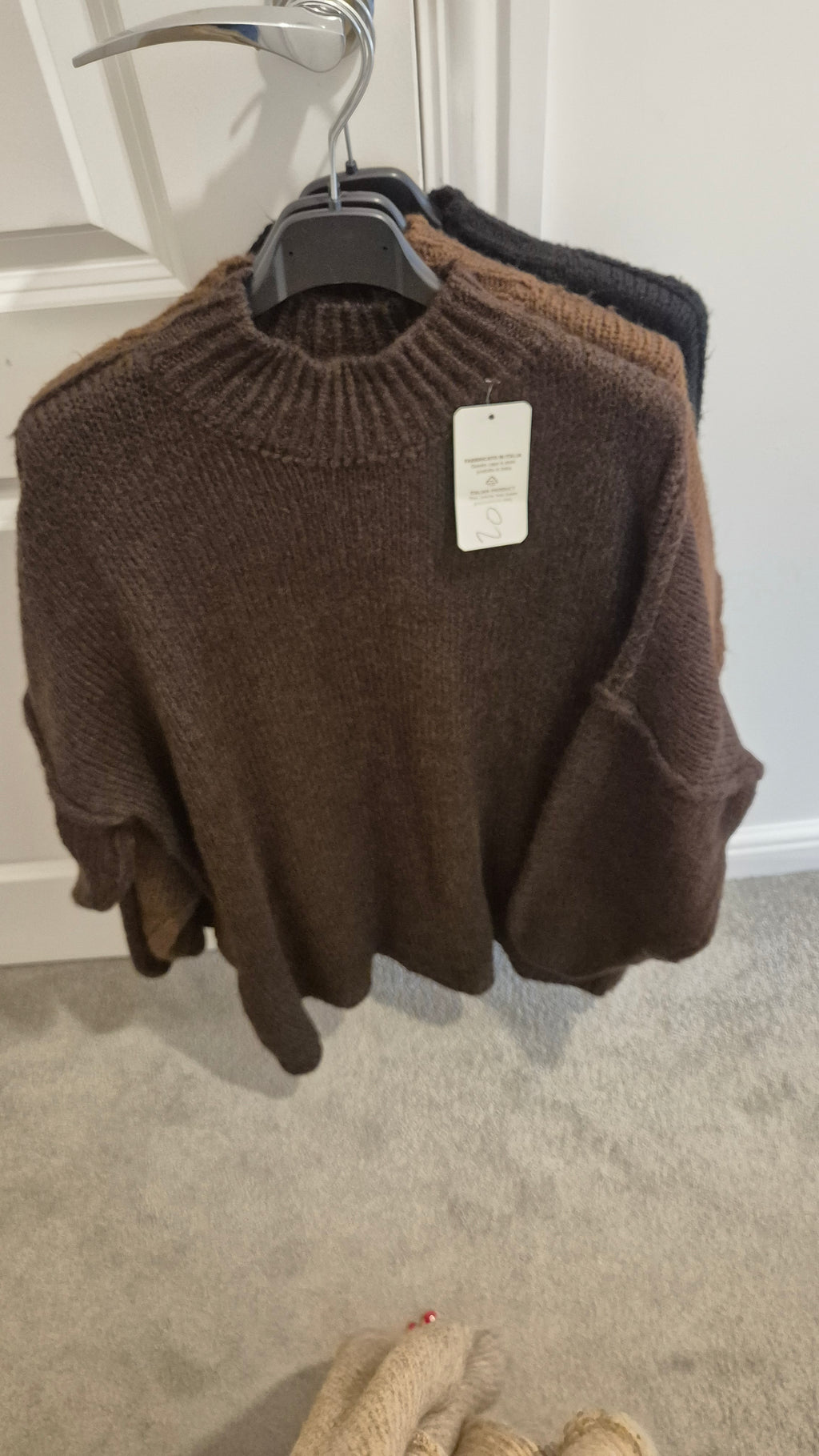 Oversized Knitted Jumper One Size