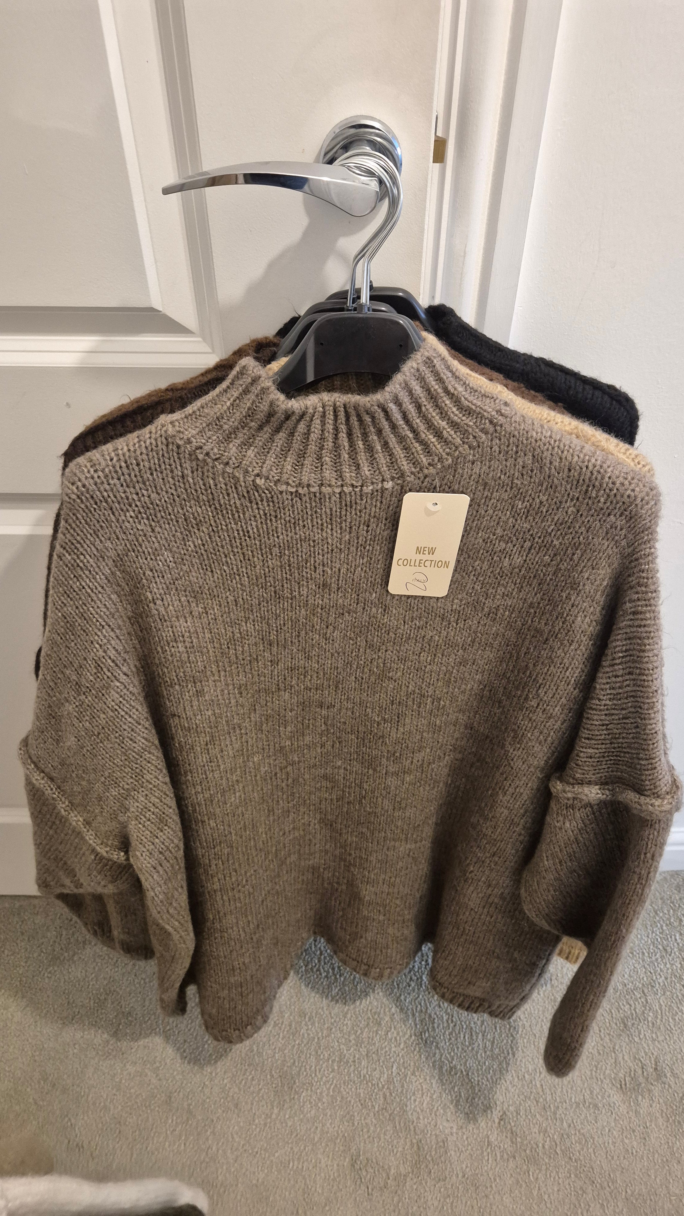 Oversized Knitted Jumper One Size