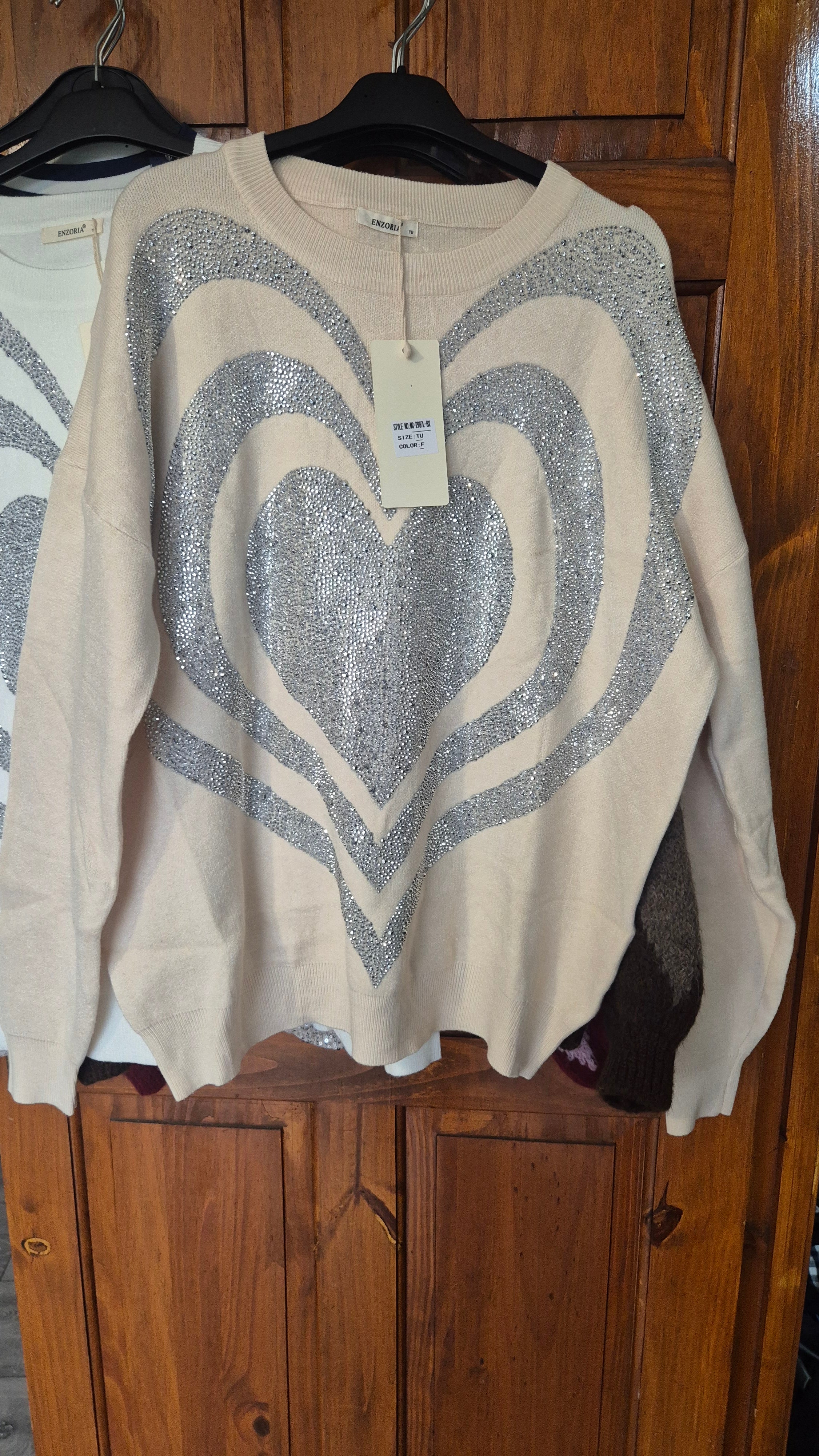 Heart Jumper One Size