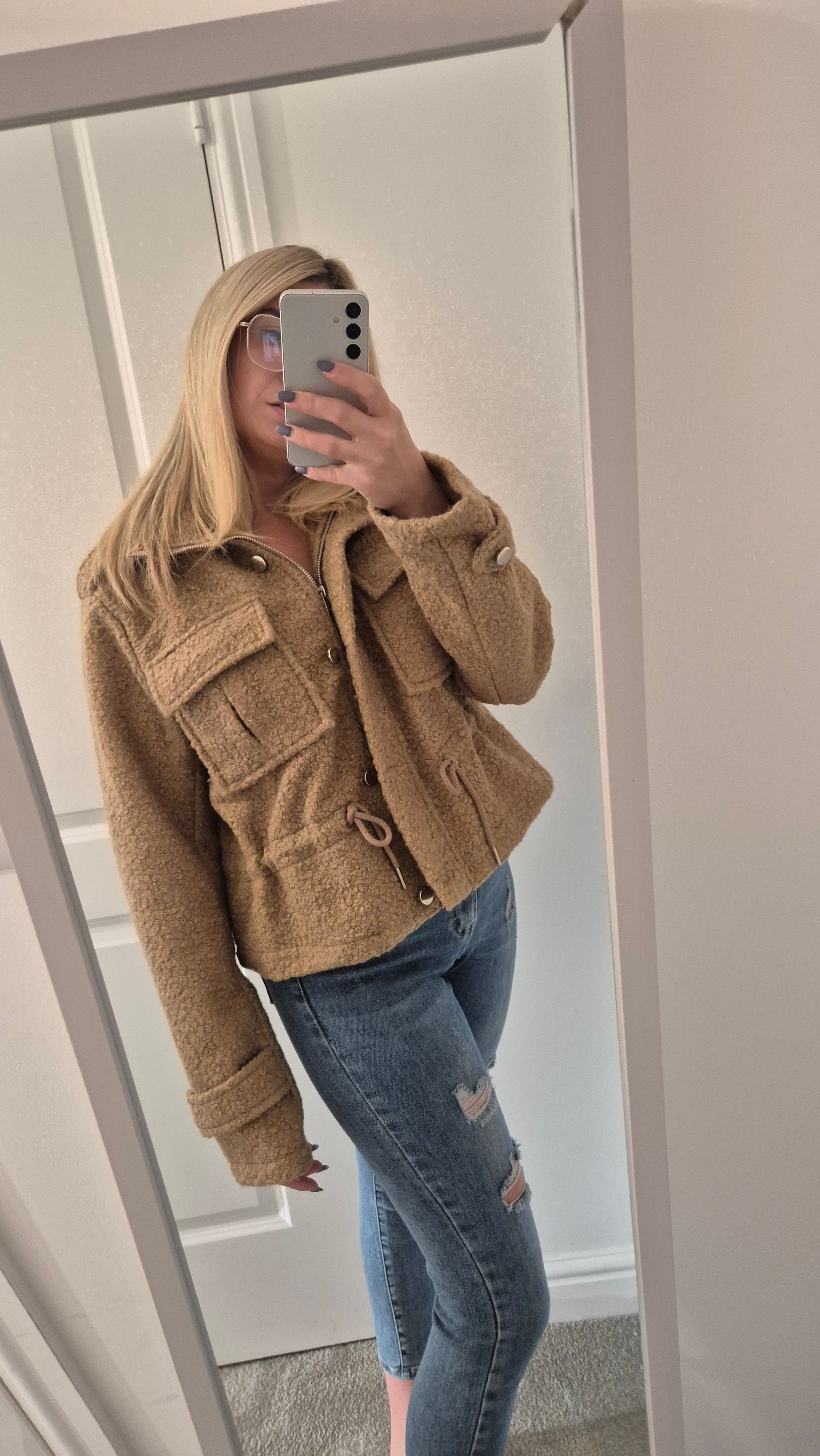 Teddy Fleece Jacket One Size Various Colours