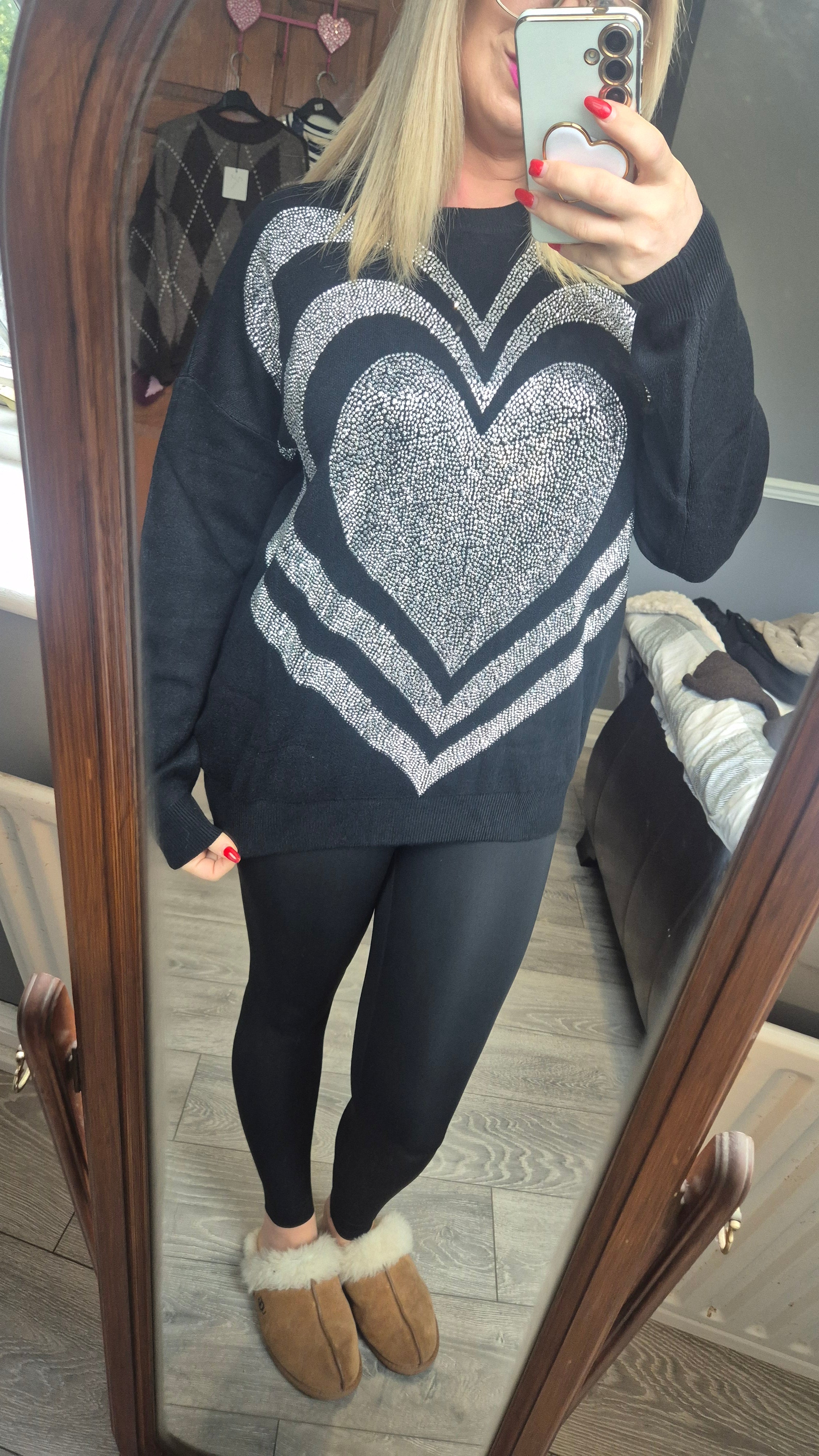 Heart Jumper One Size