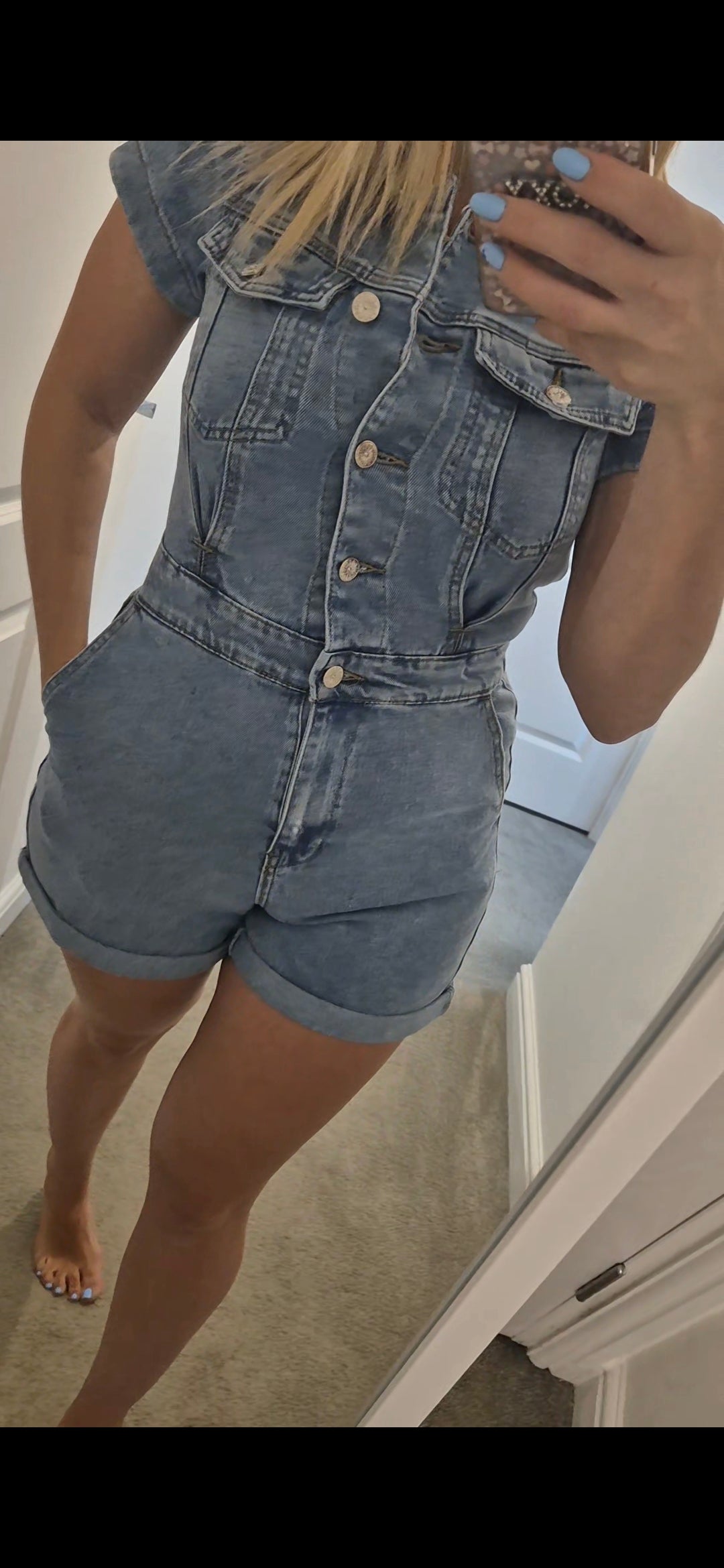 Denim Playsuit