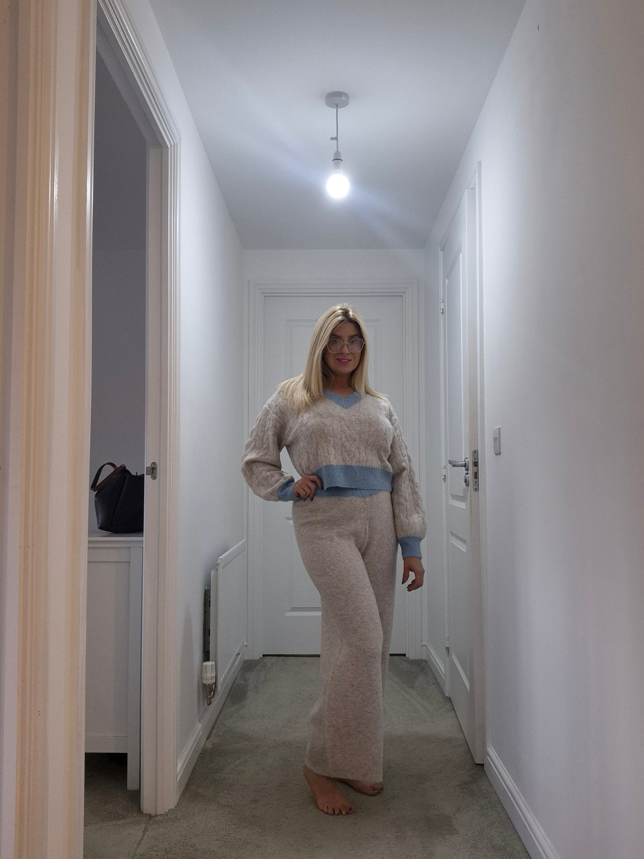 Molly knitted Loungewear Set One Size Beige
