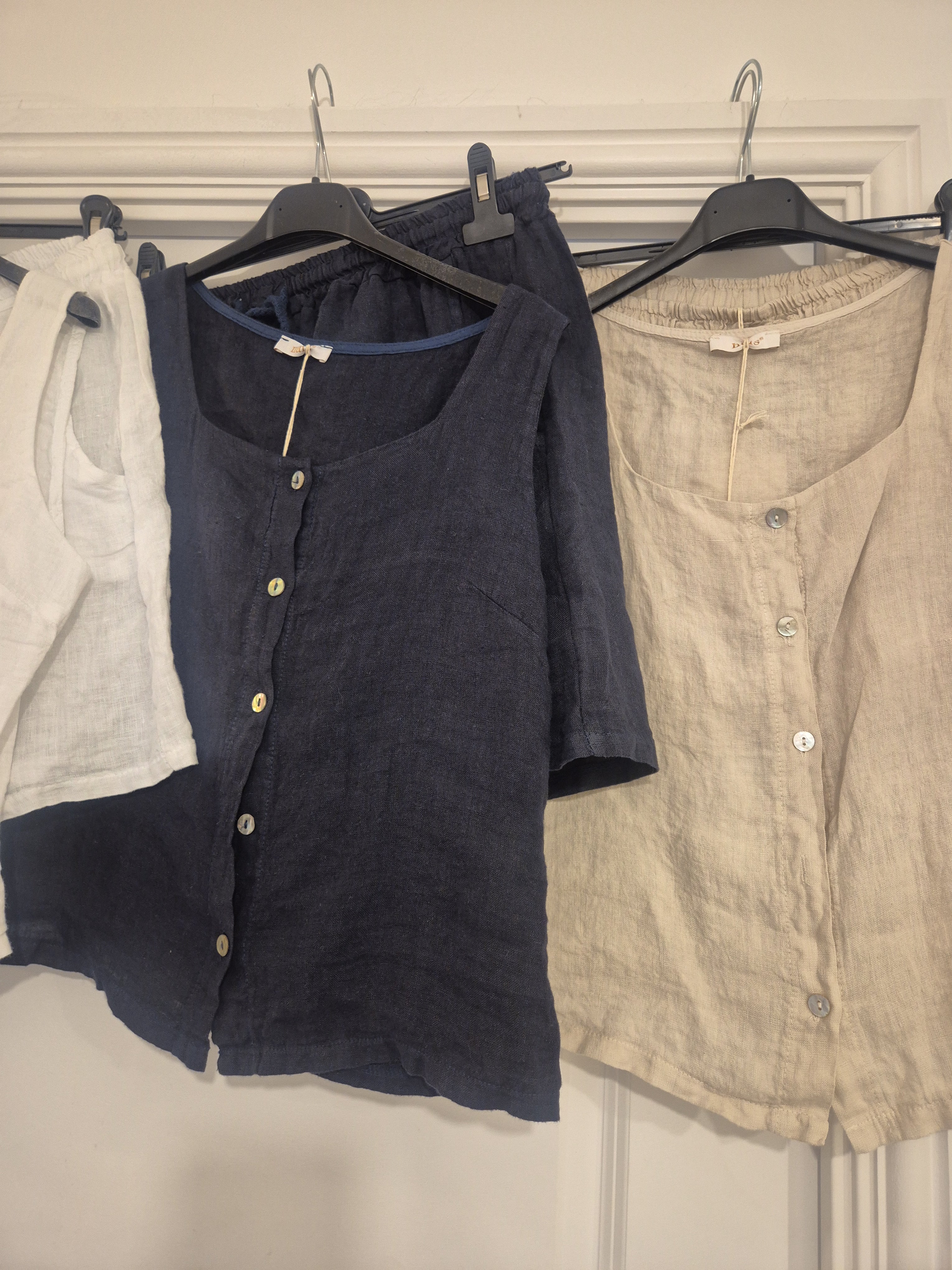 Linen short Set One size
