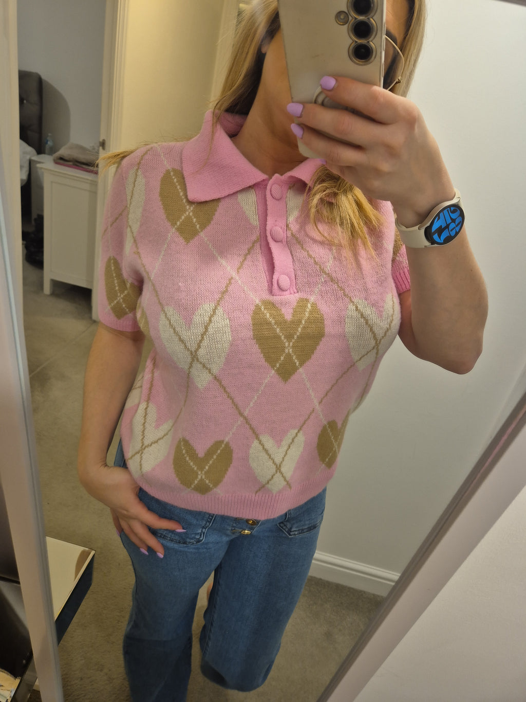 Heart Jumper One Size Various Colours