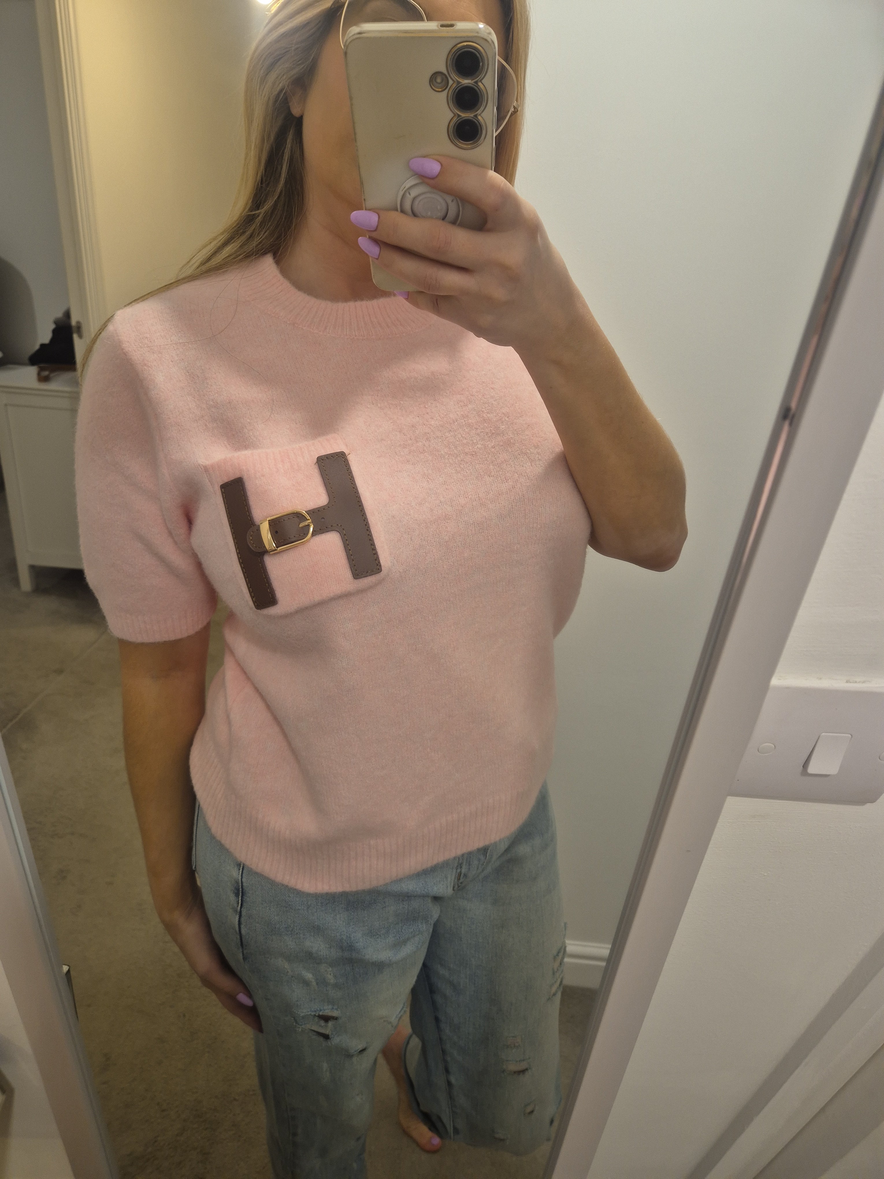 H Knitted Tee