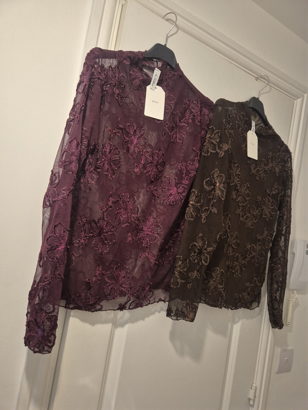 Mesh Flower Top One Size