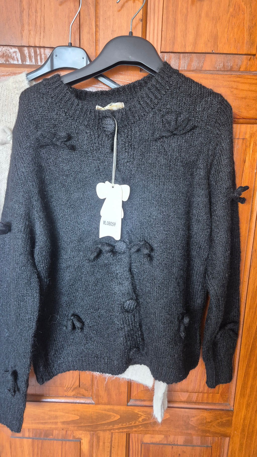 Bow Cardigan One Size Various Colours