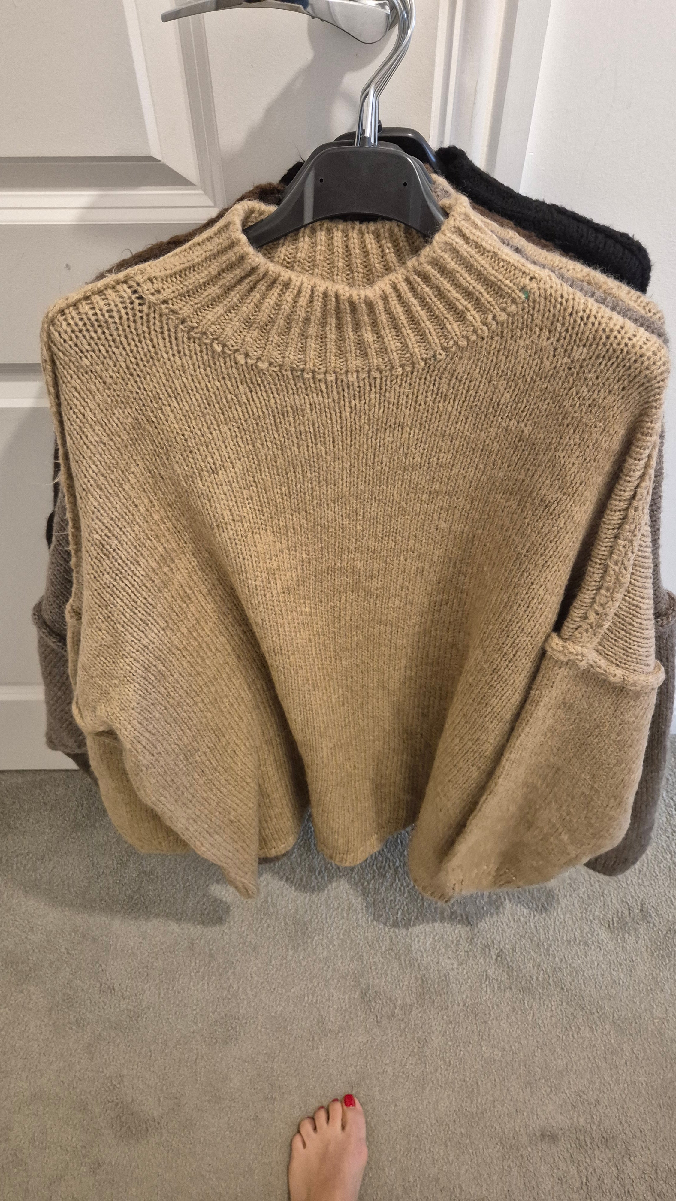 Oversized Knitted Jumper One Size