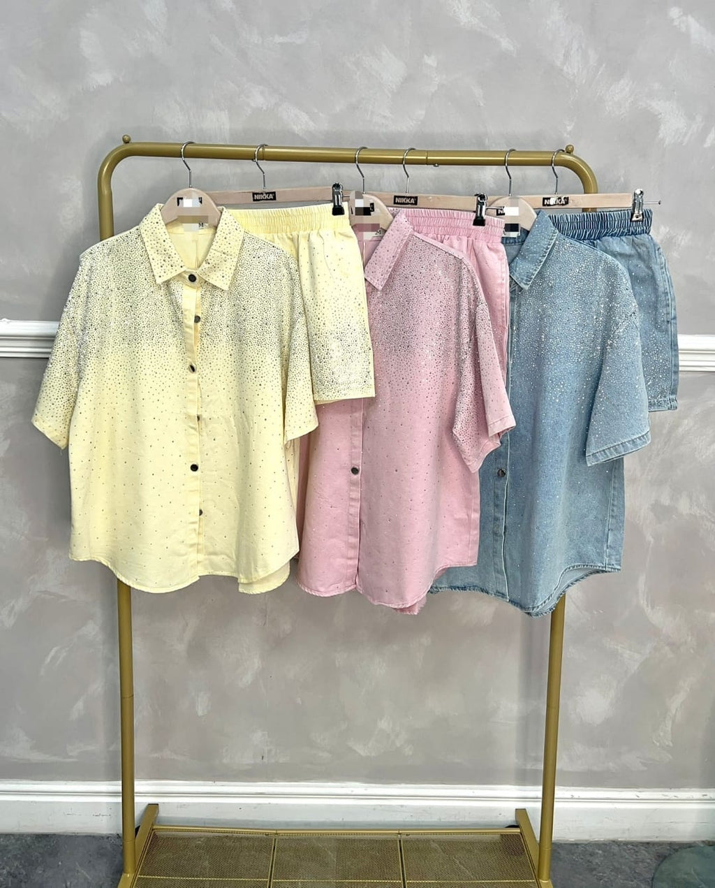 Denim Short Set S/M