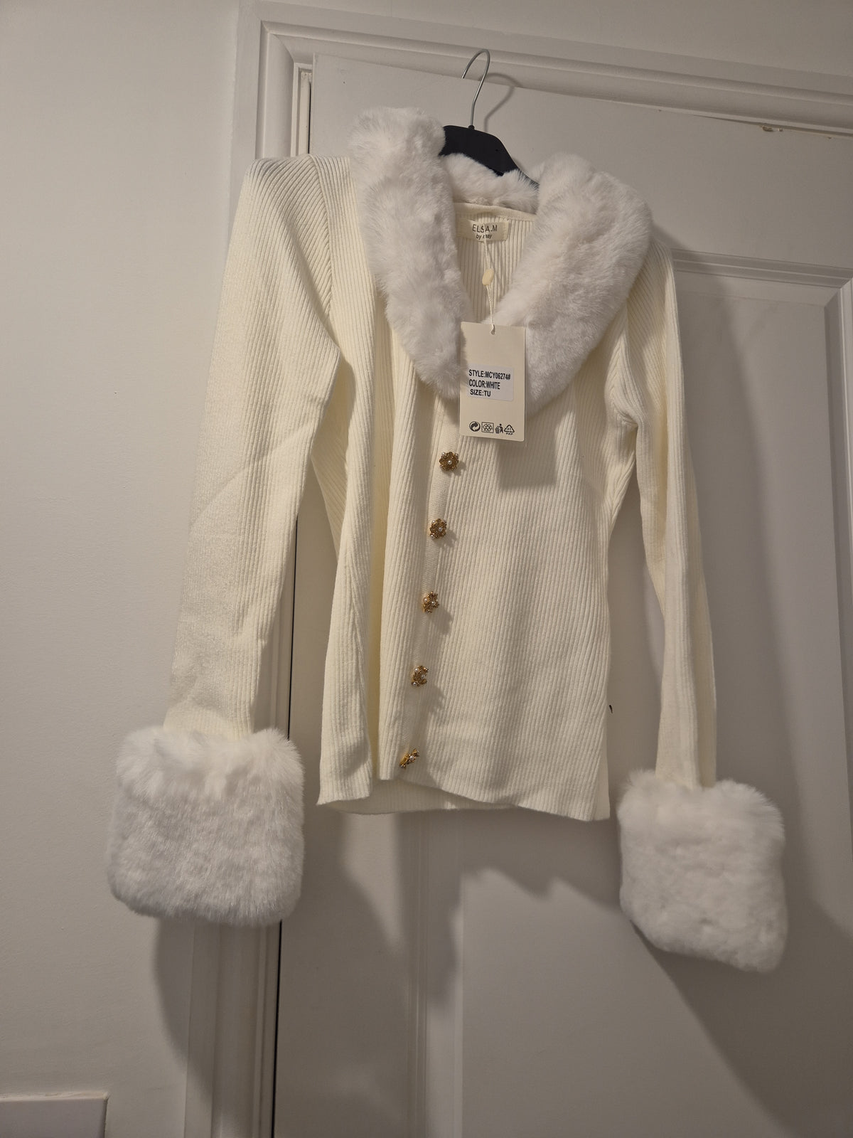 Faux Fur Top One Size
