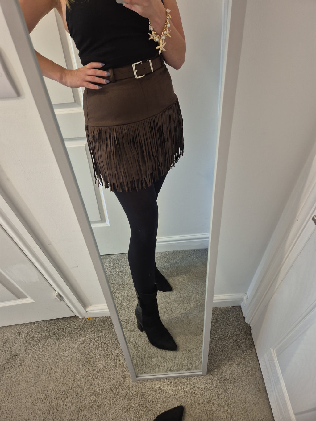 Paris Skirt Chocolate