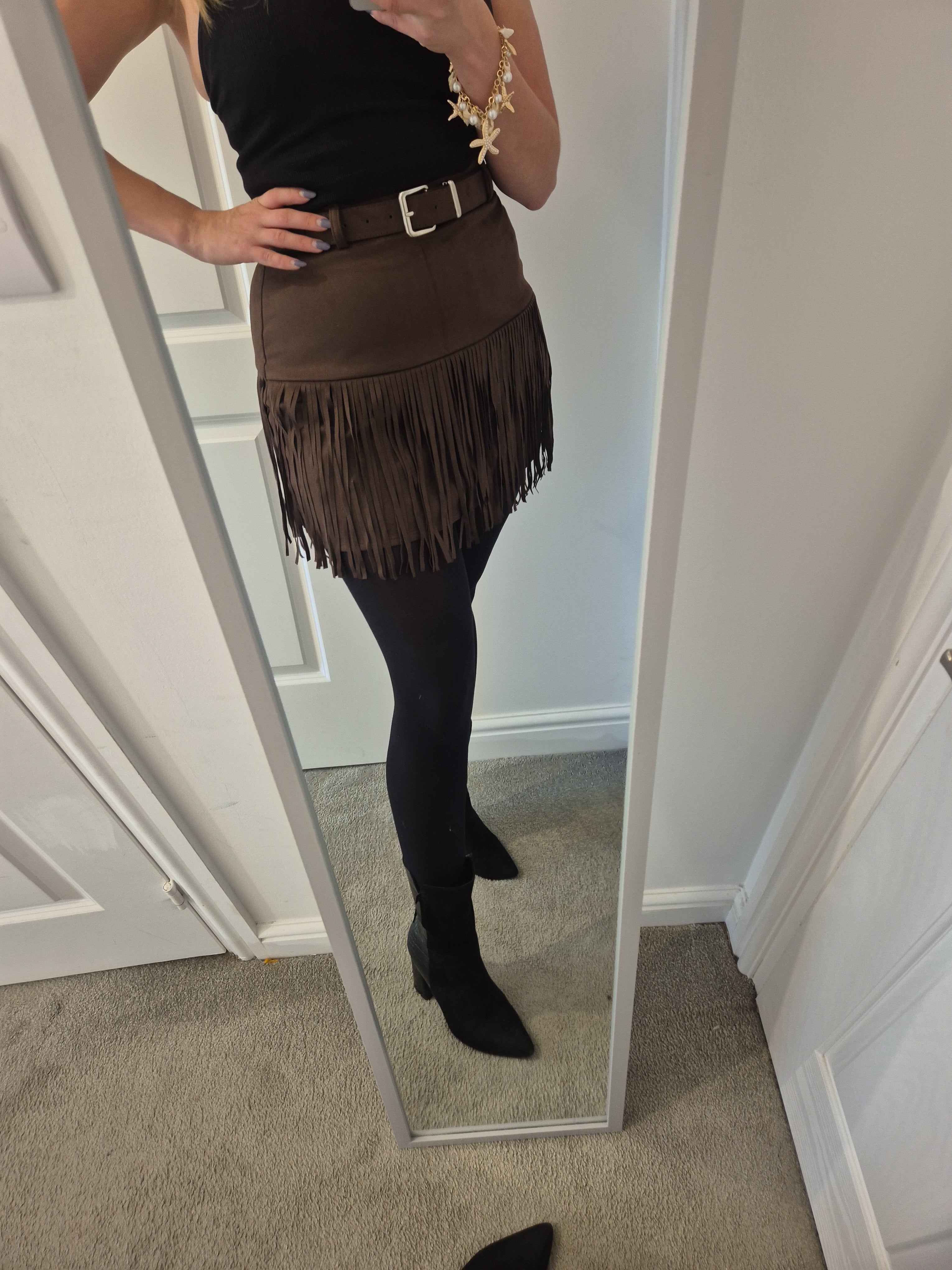 Paris Skirt Chocolate