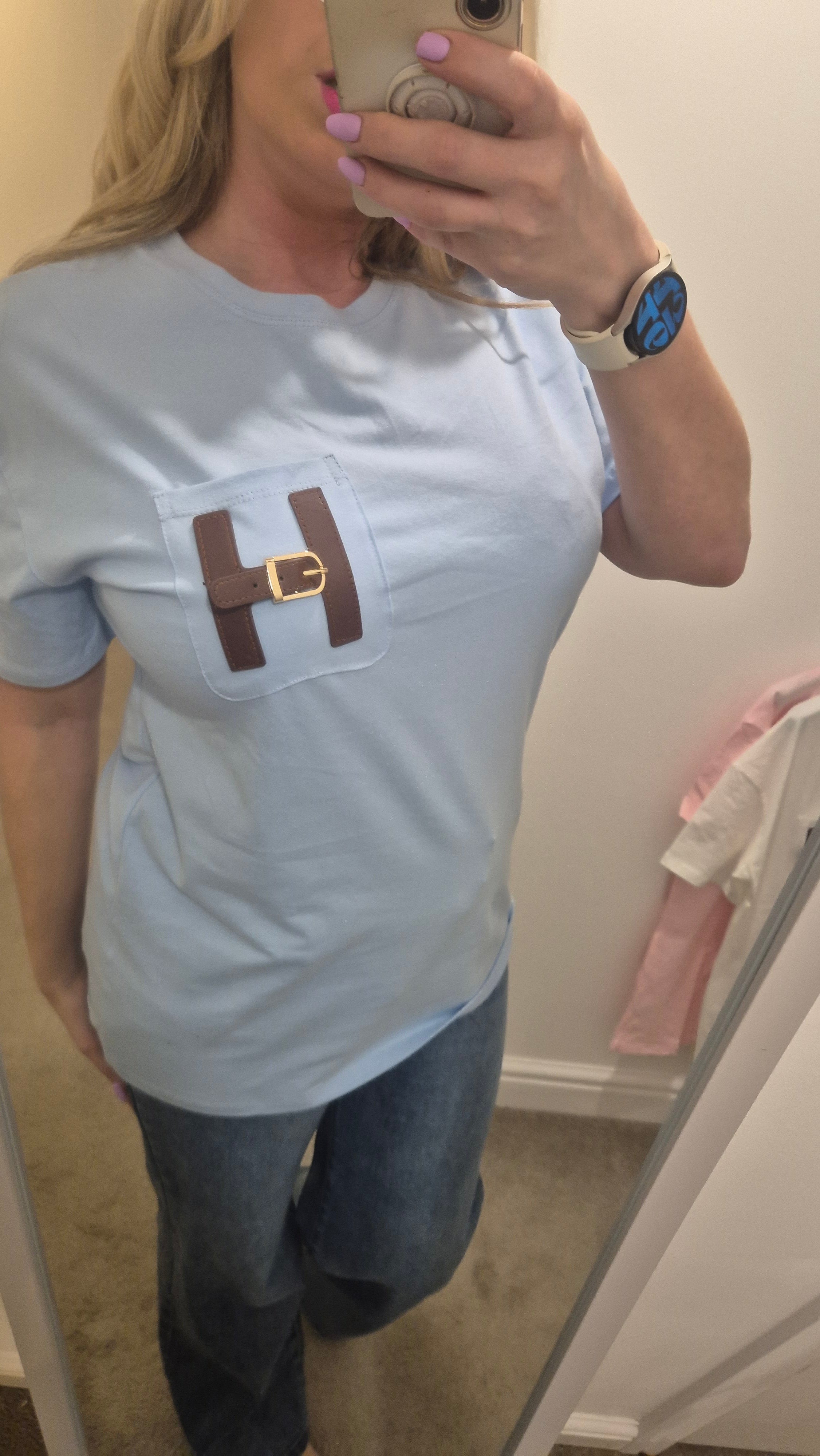 H Tee Cotton One Size