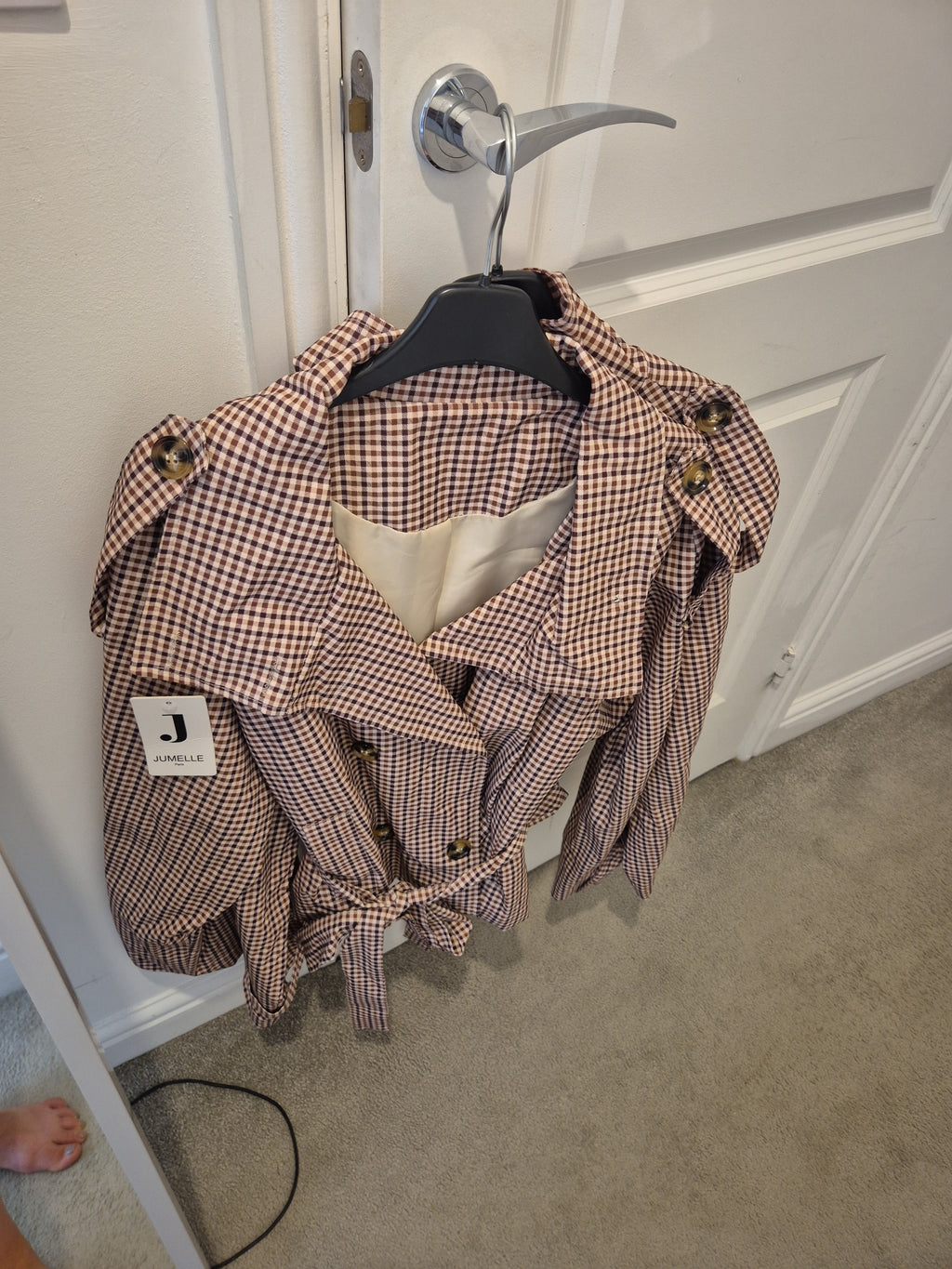 Checked Rain Mac