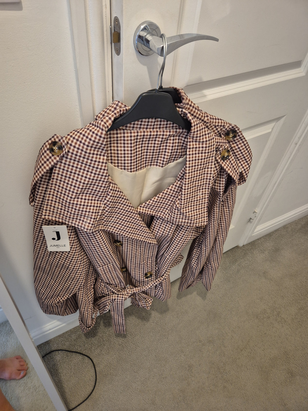 Checked Rain Mac